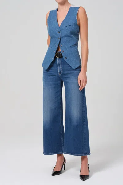 CITIZENS OF HUMANITY LYRA WIDE LEG CROP IN AMBRY