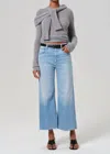 Citizen Of Humanity Lyra Wide Leg Crop In Belmont In Multi