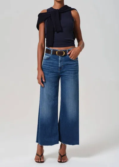 Citizens Of Humanity Lyra Wide Leg Crop Jean In Ambry