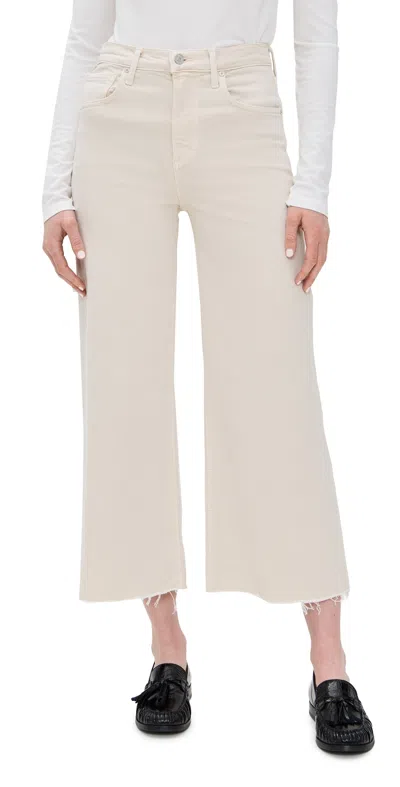 CITIZEN OF HUMANITY LYRA WIDE LEG CROP JEANS ALMONDETTE