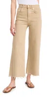 Citizens Of Humanity Lyra Crop Wide Leg Jeans In Porcini In Porcini