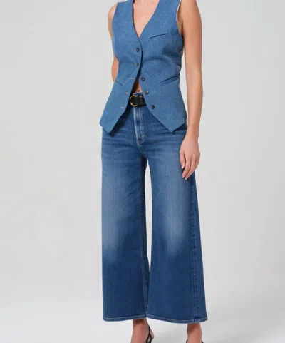 Citizen Of Humanity Lyra Wide Leg Crop Pant In Ambry