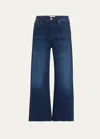 Citizen Of Humanity Lyra Wide-leg Cropped Jeans In Lotus Dk Indig