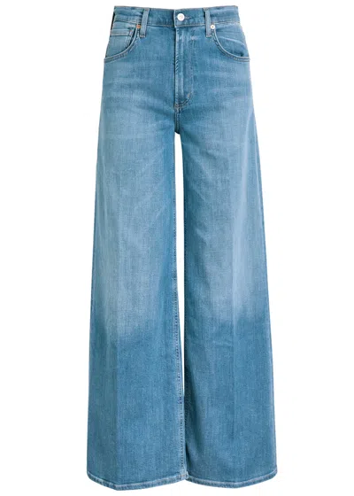 Citizens Of Humanity Lyra Wide-leg Jeans In Blue