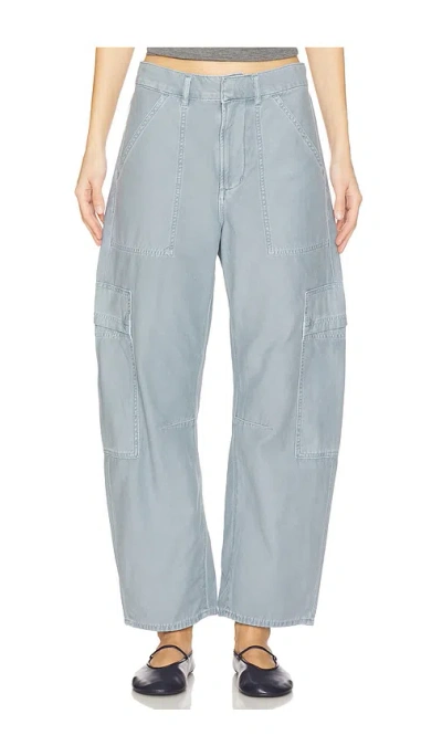Citizen Of Humanity Marcelle Cargo Barrel Pants In Hematite