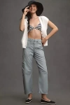 Citizens Of Humanity Marcelle Cargo Barrel Pants In Grey