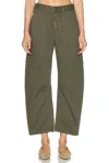 Citizens Of Humanity Marcelle Straight Twill Cargo Pants In Dogwood