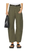 Citizens Of Humanity Marcelle Straight Twill Cargo Pants In Dogwood