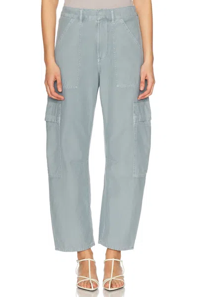 Citizen Of Humanity Marcelle Cargo Barrel Pants In Hematite