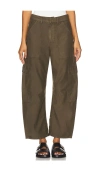 Citizens Of Humanity Marcelle Low Rise Barrel Corduroy Cargo Pants In Costes