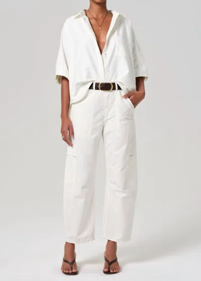 Citizen Of Humanity Marcelle Cargo Pants In Pashmina In Multi