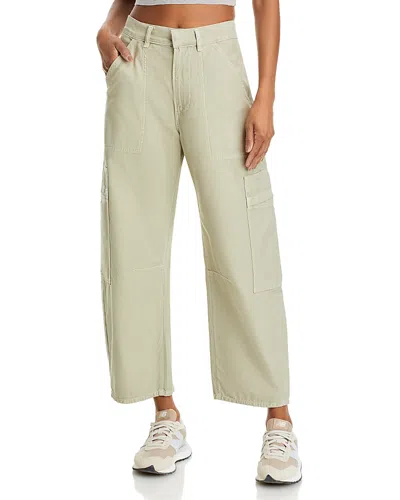 Citizen Of Humanity Citizens Of Humanity Marcelle Cotton Low Slung Cargo Pants In Palmdale Medium Dark Green