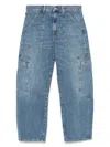 Citizen Of Humanity Blue Marcelle Low Slung Easy Cargo Jeans In Blue