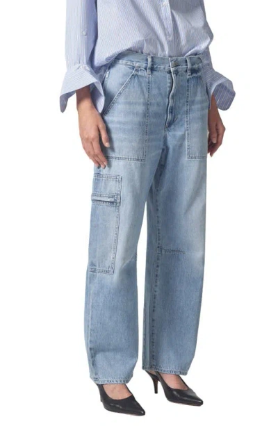 Citizens Of Humanity Marcelle Cotton Low Slung Jeans In Cloud Nine