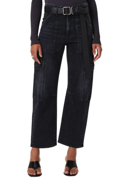 Citizens Of Humanity Marcelle Low Rise Barrel Cargo Jeans In Trinity