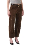 Citizen Of Humanity Citizens Of Humanity Marcelle Low Rise Barrel Corduroy Cargo Pants In Costes
