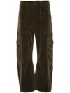 Citizens Of Humanity Marcelle Low Rise Barrel Corduroy Cargo Pants In Costes
