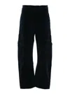 Citizen Of Humanity Citizens Of Humanity Marcelle Stretch-corduroy Cargo Trousers In Dark Blue