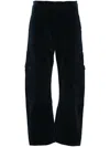 Citizen Of Humanity Citizens Of Humanity Marcelle Stretch-corduroy Cargo Trousers In Navy