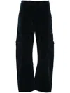 Citizen Of Humanity Citizens Of Humanity Marcelle Stretch-corduroy Cargo Trousers In Navy