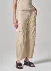 Citizens Of Humanity Marcelle Low Slung Easy Cargo In Sand In Neutral