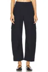 Citizens Of Humanity Marcelle Low Slung Easy Cargo Pants In True Navy