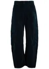Citizen Of Humanity Citizens Of Humanity Marcelle Stretch-corduroy Cargo Trousers In Navy
