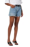 Citizen Of Humanity Citizens Of Humanity Marlow High Waist Denim Cutoff Shorts In Seltzer