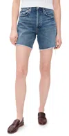 Citizen Of Humanity Marlow Long Shorts Amaretto In Amaretto