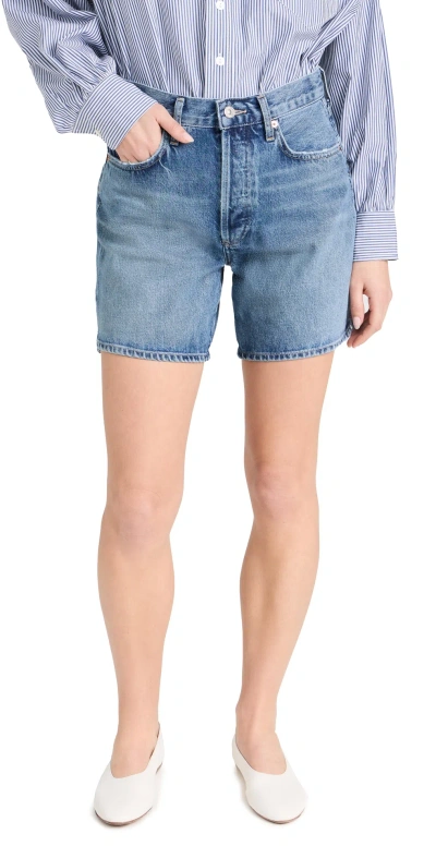 Citizen Of Humanity Marlow Long Vintage Shorts Bambi In Multi