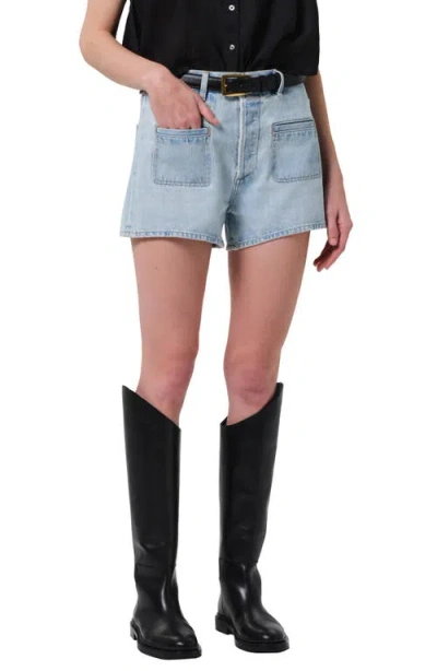 Citizens Of Humanity Marlow Patch Pocket Denim Shorts