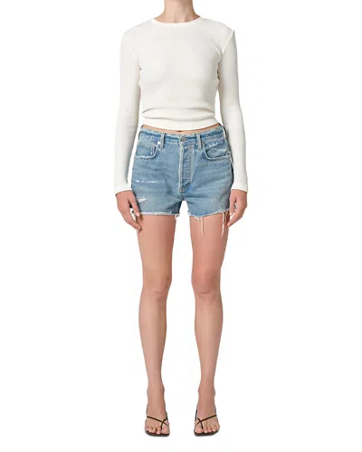 CITIZEN OF HUMANITY CITIZENS OF HUMANITY MARLOW VINTAGE HIGH RISE DENIM SHORTS