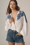 Citizen Of Humanity Marlow Vintage Mid-rise Denim Shorts In Blue