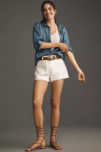 Citizens Of Humanity Marlow Vintage Mid-rise Welt Pocket Denim Shorts