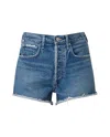 Citizen Of Humanity Marlow Vintage Short In Allora In Medium Wash Denim