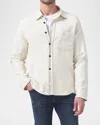 Citizen Of Humanity Luca Bucket Dye Knit Button-up Shirt In Spectral (cream
