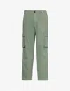 Citizens Of Humanity Mens Nova Dillon Patch-pocket Straight-leg Mid-rise Stretch-cotton Trousers