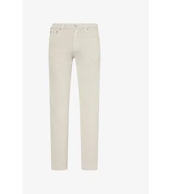 Citizen Of Humanity Mens London Slip-pocket Straight-leg Regular-fit Cotton-blend Trousers Caraway (md Khaki) In Brown