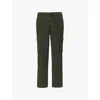 Citizen Of Humanity Dillon Brushed Twill Cargo Pants Field In Field (dk Green)