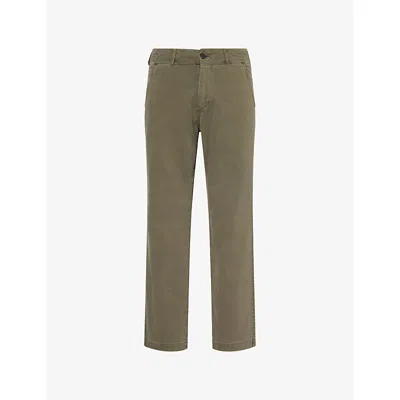Citizen Of Humanity Mens Elijah Chino Straight-leg Stretch-cotton Trousers Pine