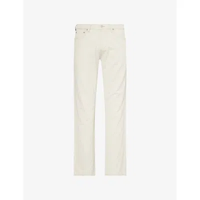 Citizen Of Humanity Mens Elijah Relaxed Straight-leg Linen-blend Denim Jeans Natural