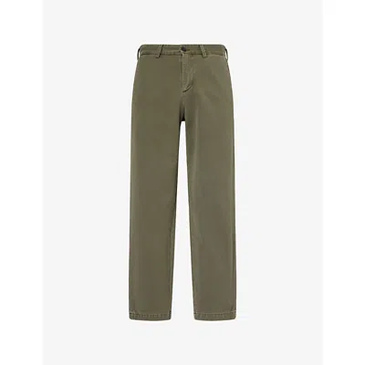 Citizen Of Humanity Mens Bay Leaf Flat Front Chino Tapered-leg Cotton Trousers