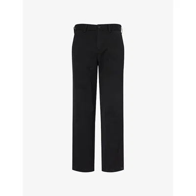 Citizen Of Humanity Mens Flat Front Chino Tapered-leg Cotton Trousers Black