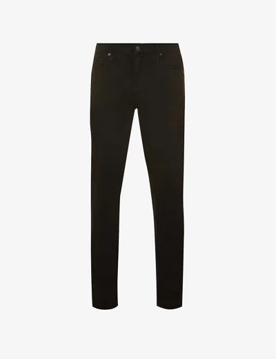 Citizen Of Humanity Gage Regular-fit Low-rise Straight Stretch-denim Jeans In Black