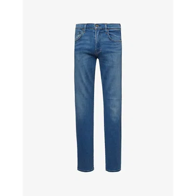 Citizen Of Humanity Mens Citizens Of Humanity London Brand-patch Tapered-leg Slim-fit Stretch-denim Jeans