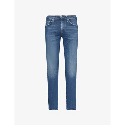 Citizen Of Humanity Mens Citizens Of Humanity London Tapered-leg Slim-fit Stretch-denim Jeans In Parquet (md Indigo)