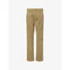 Citizen Of Humanity Mens Dark Khaki (reservoir) Gage Straight-leg Stretch-cotton Jeans In Brown