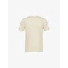 Citizen Of Humanity Mens Ecru Everyday Regular-fit Cotton-jersey T-shirt Xs In Neutral