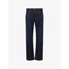 Citizen Of Humanity Mens Falcon (dk Indigo) Elijah Brand-patch Slim-fit Stretch Denim-blend Jeans In Blue