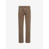 Citizen Of Humanity Mens Froth (med Light Khaki) Gage Straight-leg Mid-rise Stretch-denim Jeans In Brown